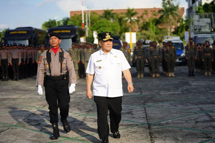 Plt Gubri SF Hariyanto saat mengikuti kegiatan bersama Polda Riau baru-baru ini.
