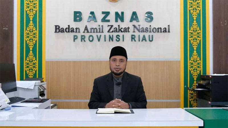 Ketua Baznas Provinsi Riau H Masriadi Hasan 