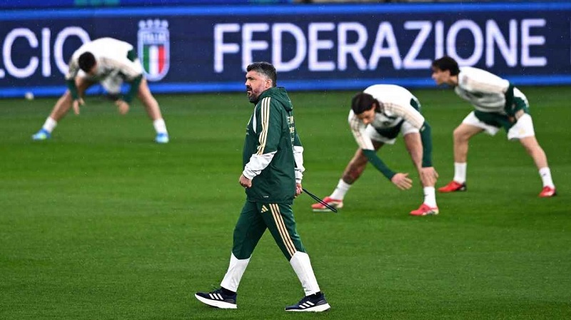 Gennaro Gattuso mengambil alih sebagai manajer Italia pada Juni tahun lalu untuk membantu negaranya mencapai Piala Dunia untuk pertama kalinya sejak 2014. 
