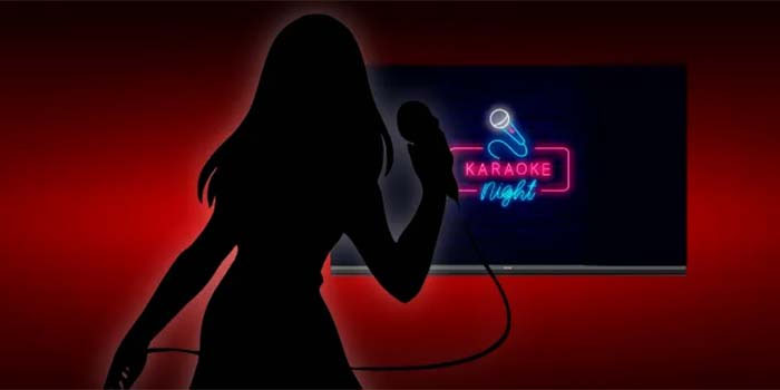 Ilustrasi tempat karaoke  