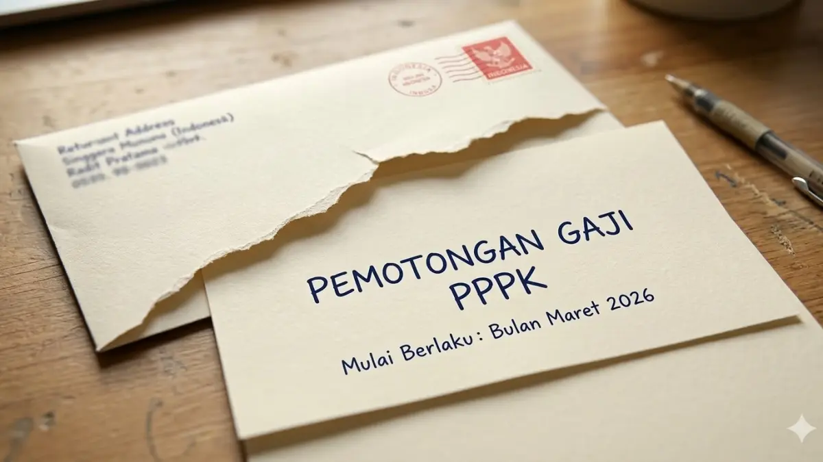 Ilustrasi Potongan gaji PPPK mulai Maret 2026 digunakan untuk program Jaminan Hari Tua (JHT) yang dikelola Taspen.(RADARJEMBER)