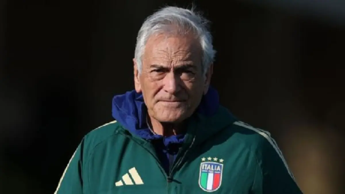 Gabriele Gravina berada di bawah tekanan setelah kegagalan kualifikasi Piala Dunia terbaru Italia. (Claudio Villa-FIGC/FIGC via Getty Images)