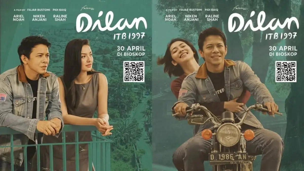 Poster film Dilan 1997 (Instagram @falconpictures)