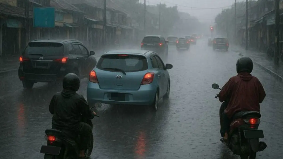 Ilustrasi hujan. (Istimewa)