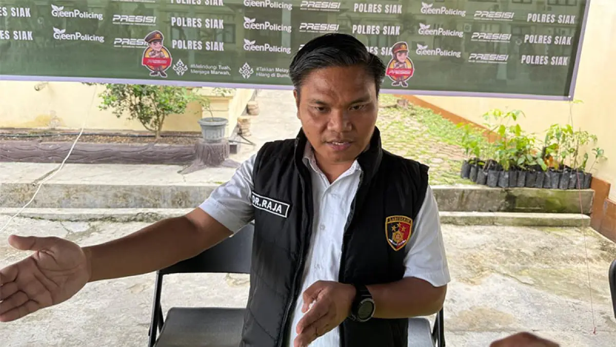 Kasat Reskrim Polres Siak, AKP Dr Raja Kosmos P SH MH. (DOK RIAUPOS.CO)