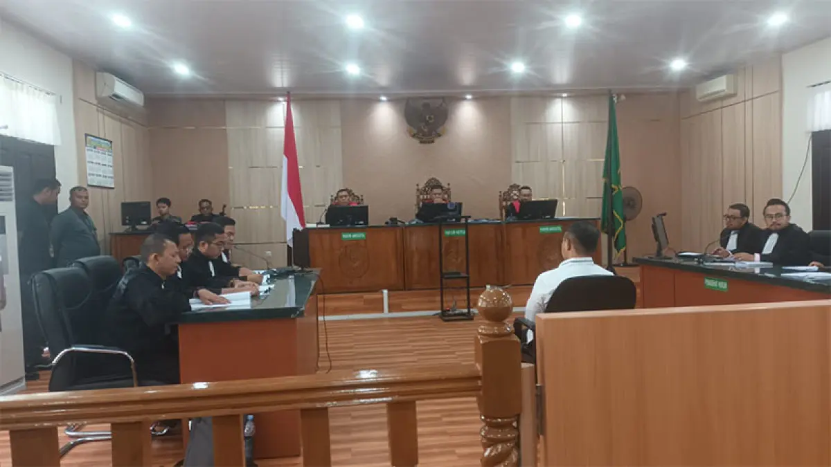 Sidang Gubernur Riau Non Aktif Abdul Wahid di Pengadilan Tipikor Pekanbaru, Rabu (8/4/2026). MHD AKHWAN/RIAUPOS.CO
