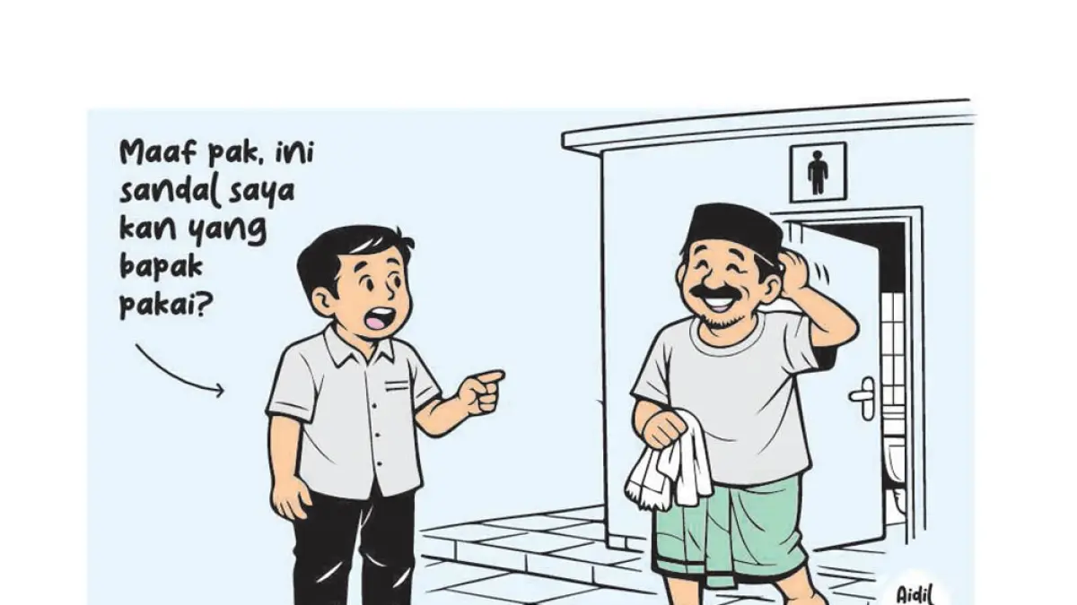alamak-Sandal Wudhu. (JPG)