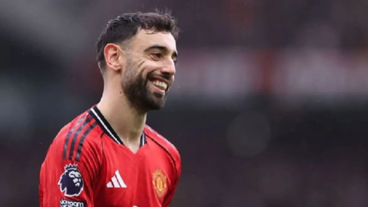 Bruno Fernandes menjalani musim yang gemilang, dengan 8 gol dan 16 assist, lebih banyak assist daripada pemain lain di Liga Premier musim ini. (Getty Images)