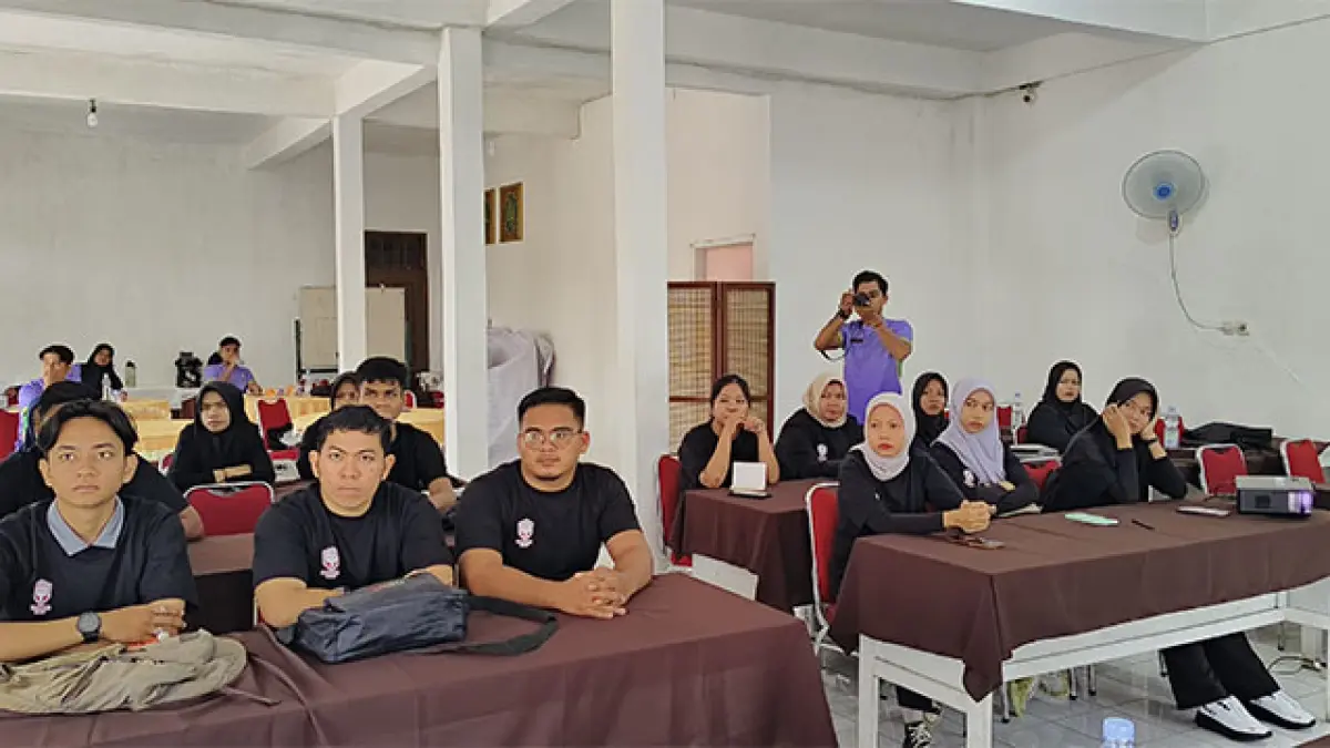 Penataran pelatih dan wasit basket di Venue Hall Sport Center Kuansing, pada Jumat (10/4/2026). (Perbasi Riau)
