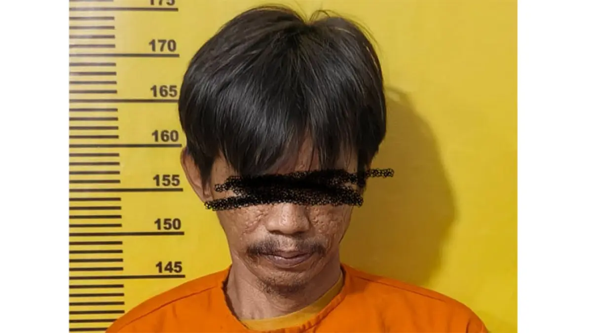 Tersangka dugaan penipuan. (ISTIMEWA)