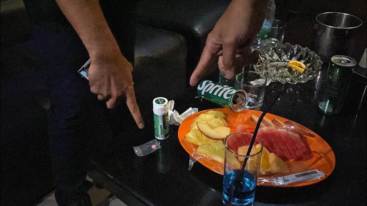 Ekstasi yang ditemukan petugas saat razia tempat hiburan malam di Pekanbaru.(ISTIMEWA)