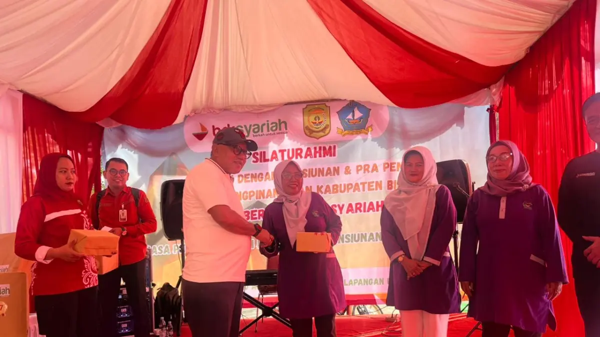 Silaturahmi BRK Syariah bersama ASN pra pensiuan dan purnabakti Kota Tanjungpinang dan kabupaten Bintan, bertempat di Lapangan Pamedan, pada Jumat (10/04/2026).&nbsp;