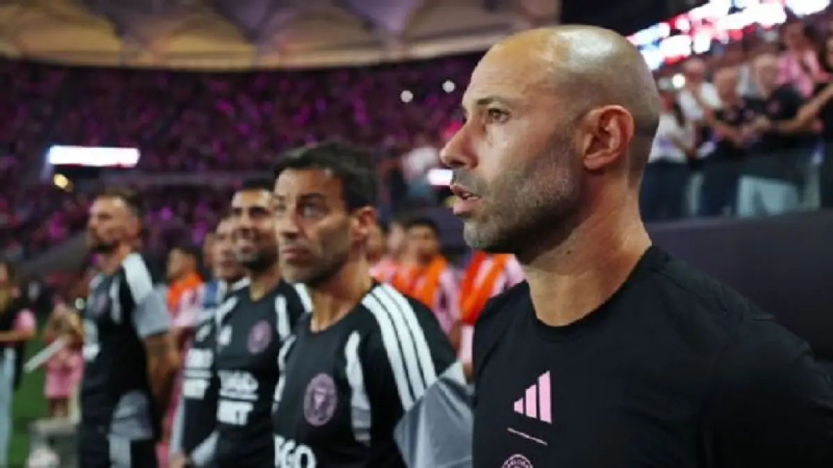 Javier Mascherano memimpin dua pertandingan pertama Inter Miami di stadion barunya dan kini memutuskan diri sebagai pelatih dengan alasan pribadi. (Tomas Diniz Santos/Getty Images)