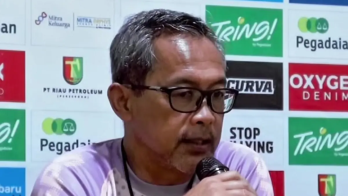 Pelatih PSPS Pekanbaru, Aji Santoso. (PSPS PEKANBARU)