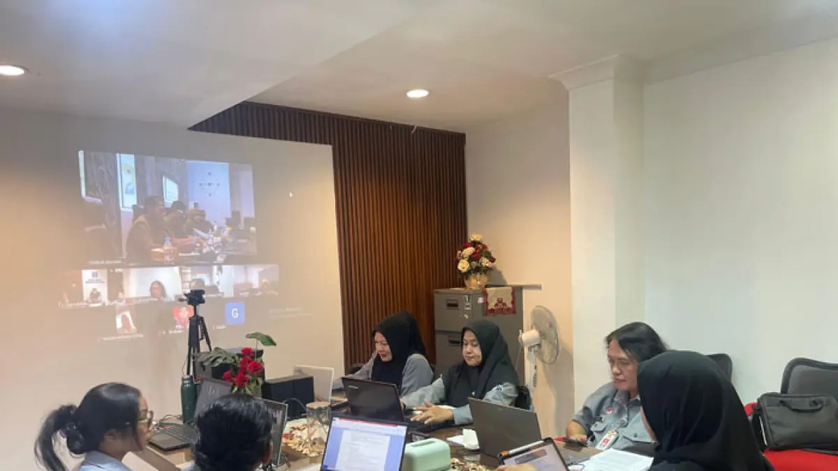 Tim Perancang Peraturan Perundang-undangan Kanwil Kemenkum Riau melaksanakan rapat harmonisasi empat Ranperkada Kepulauan Meranti pada Selasa (21/4/2026). (Humas Kanwil Kemenkum Riau untuk Riaupos.co)