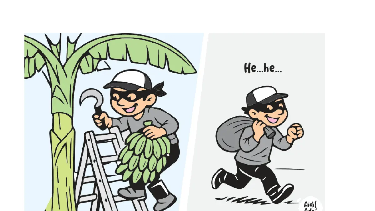 ALAMAAAK!!! Pencuri Pisang!