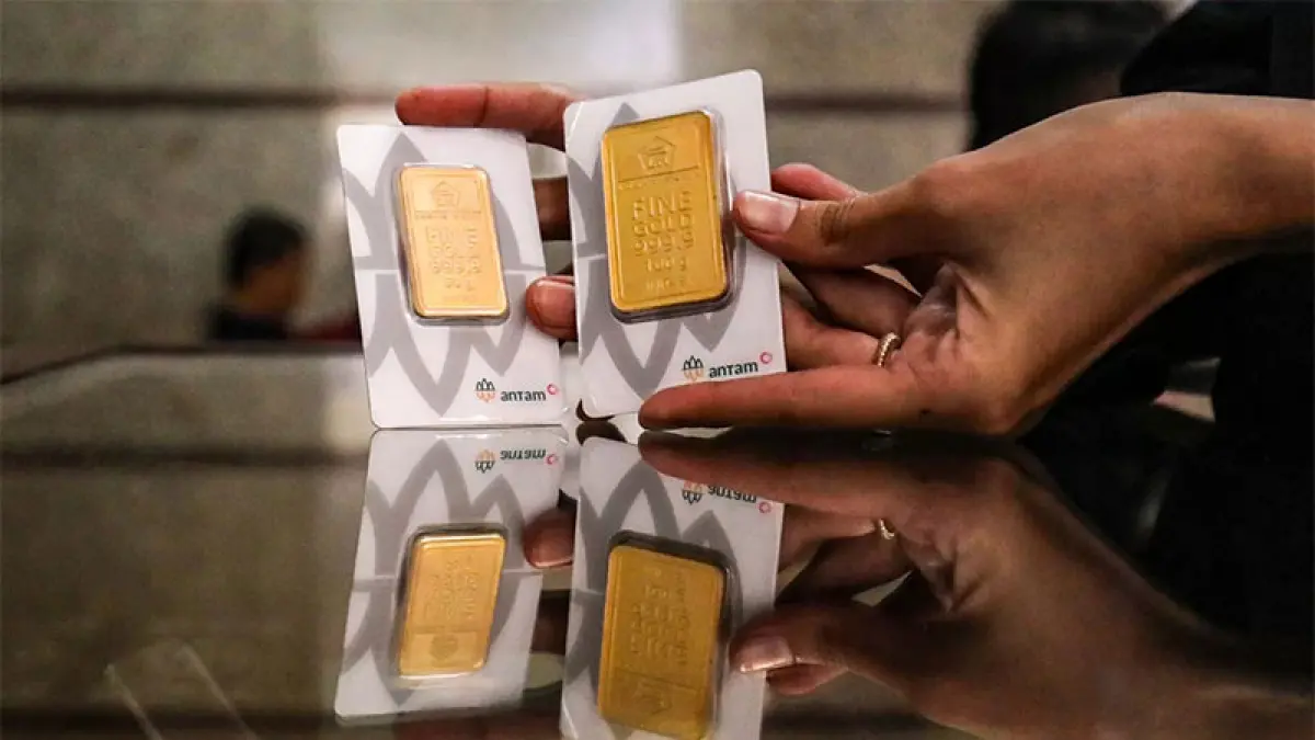 Harga emas Galeri24, Antan, dan UBS, tak bergerak pada pagi hari ini. (JawaPos.com)


