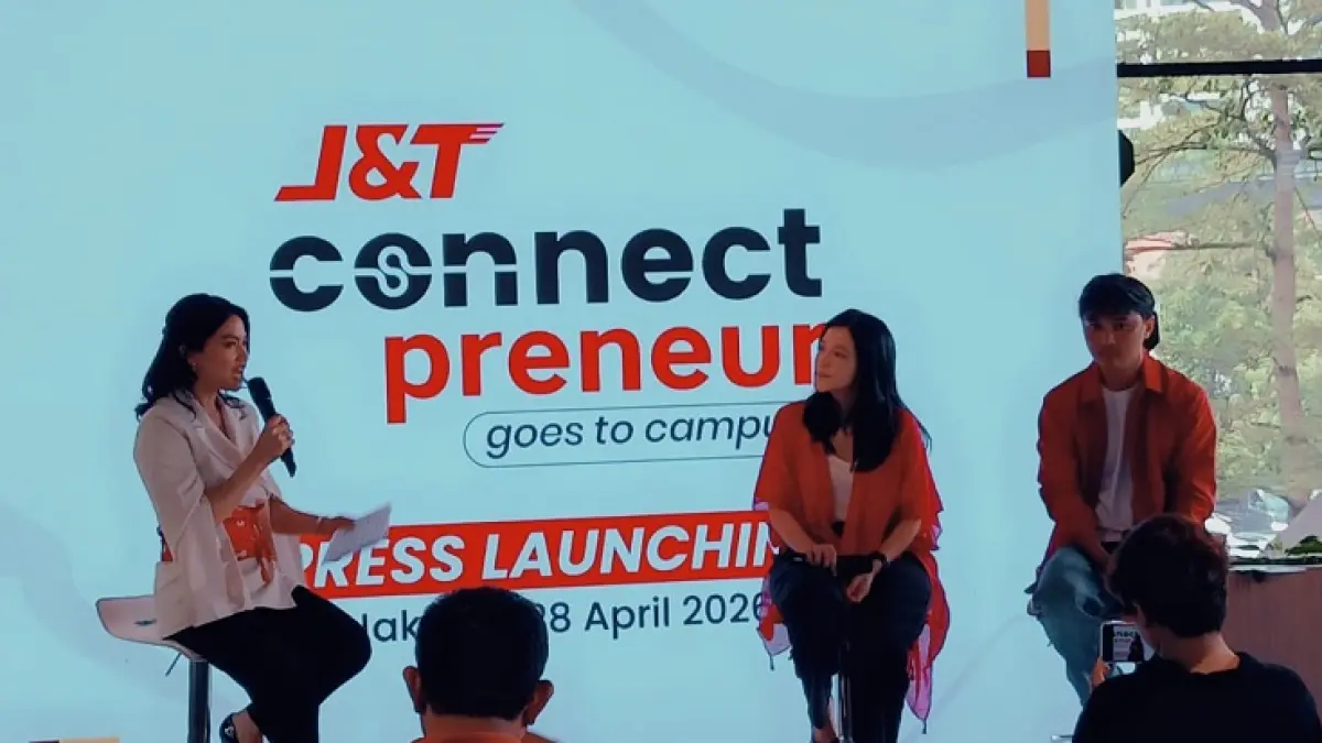 J&T Express meluncurkan J&T Connect Preneur Goes to Campus di Jakarta (28/4/2026) (Ari Iswandi/Riaupos.co)