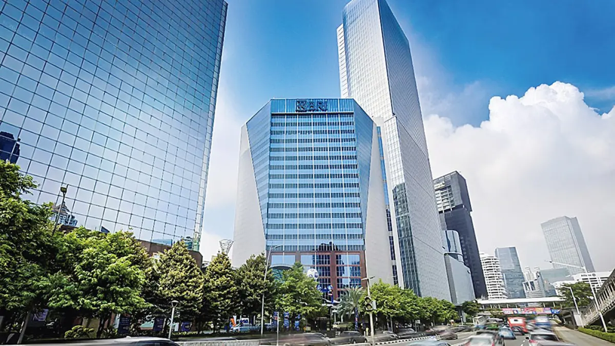 Penampakan kantor pusat BRI di Jakarta, belum lama ini. BRI mencatat segmen commercial BRI tumbuh double digit. (BRI)