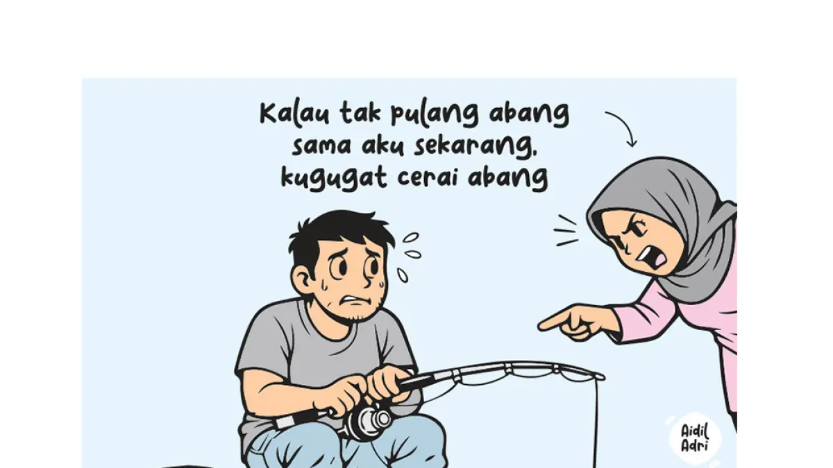 ALAMAK!!! DIGUGAT CERAI GARA-GARA MANCING. (JPG)