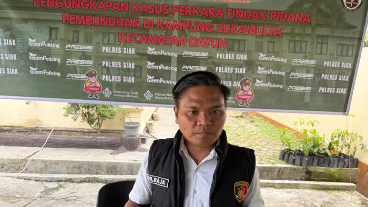  Kasat Reskrim Polres Siak AKP Dr Raja Kosmos. (Istimewa)