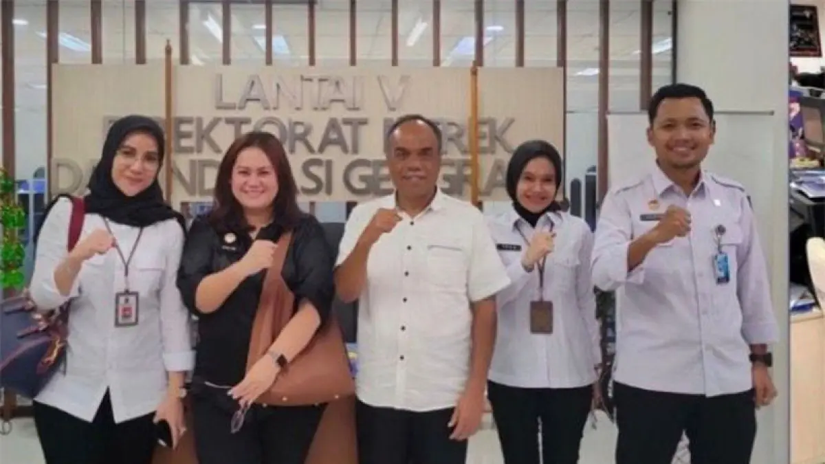 Tim Bidang Kekayaan Intelektual Kanwil Kemenkum Riau saat melakukan koordinasi bersama Ditjen KI Kemenkum RI di Jakarta, Rabu (29/4/2026). Humas Kanwil Kemenkum Riau