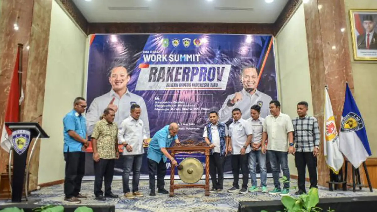 Ikatan Motor Indonesia (IMI) Riau menggelar Rapat Kerja Provinsi (Rakerprov) pada Jumat (1/5/2026). (Istimewa)
