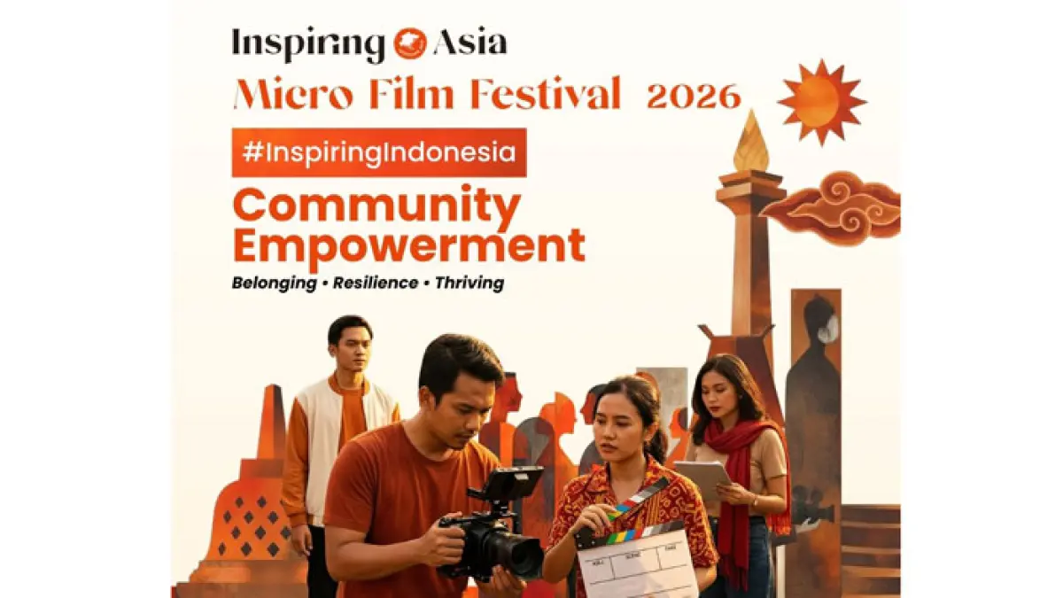 Inspiring Asia Micro Film Festival, kompetisi film pendek tahunan tingkat Asia yang mengangkat isu-isu sosial melalui medium film pendek, kembali hadir di  tahun 2026. (Istimewa)