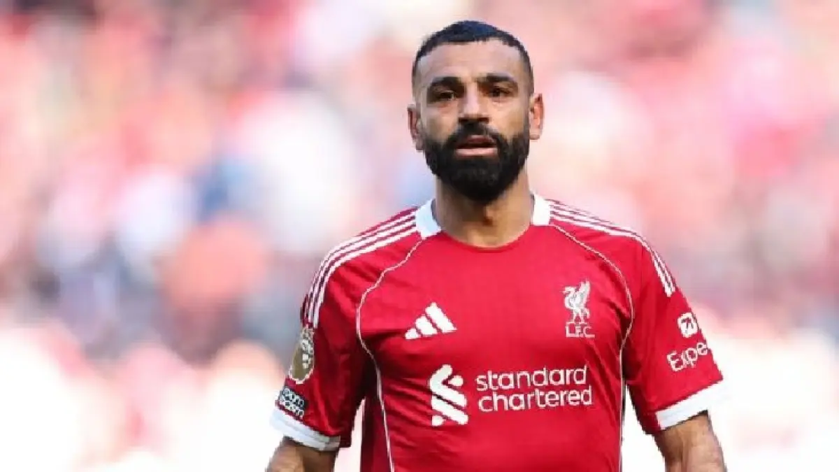 Mohamed Salah akan meninggalkan Liverpool di akhir musim. (Robbie Jay Barratt-AMA/Getty Images)