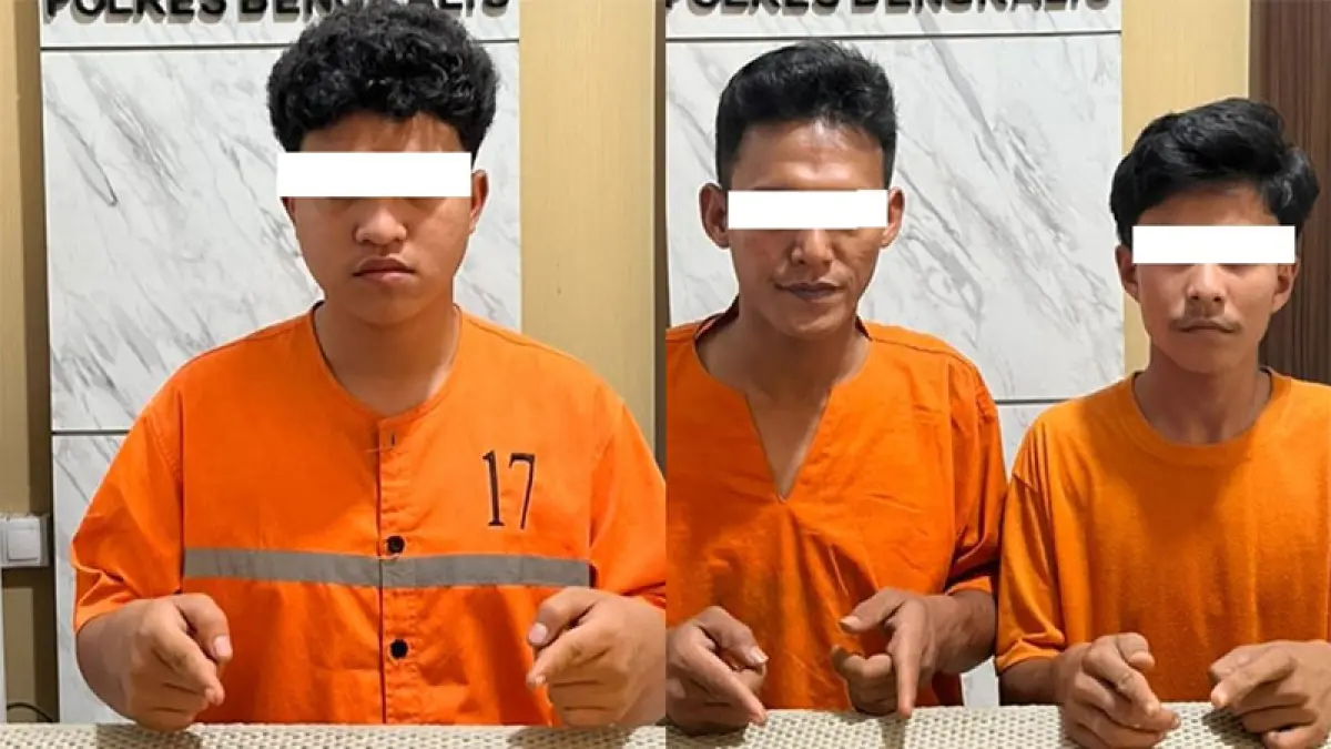 Tiga tersangka pengedar narkotika diciduk polisi. (ISTIMEWA)
