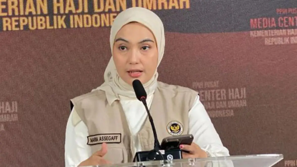 Juru Bicara Kementerian Haji dan Umrah (Kemenhaj) RI Maria Assegaf. (Instagram)