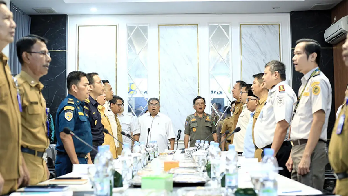 Pemkab Meranti bersama sejumlah pihak lintas sektor mendorong lahirnya kebijakan special border treatment atau perlakuan khusus bagi wilayah perbatasan, Selasa (5/5/2026). (Wira Saputra)