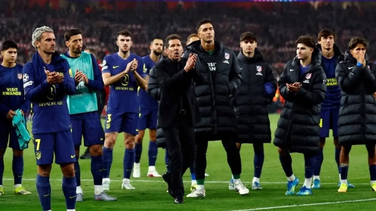 Atletico Madrid gagal lolos ke final LIga Champions setelah kalah 2-1 dari Arsenal secara agregat di semifinal. (Instagram @atleticodemadrid)