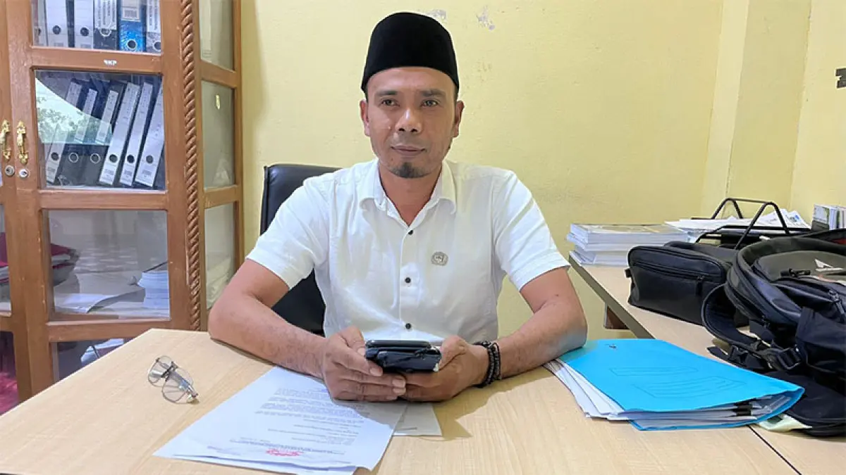 Kabid Penaatan dan Peningkatan Kapasitas Lingkungan Hidup, Rinaldi. (Kamaruddin/Riaupos.co)
