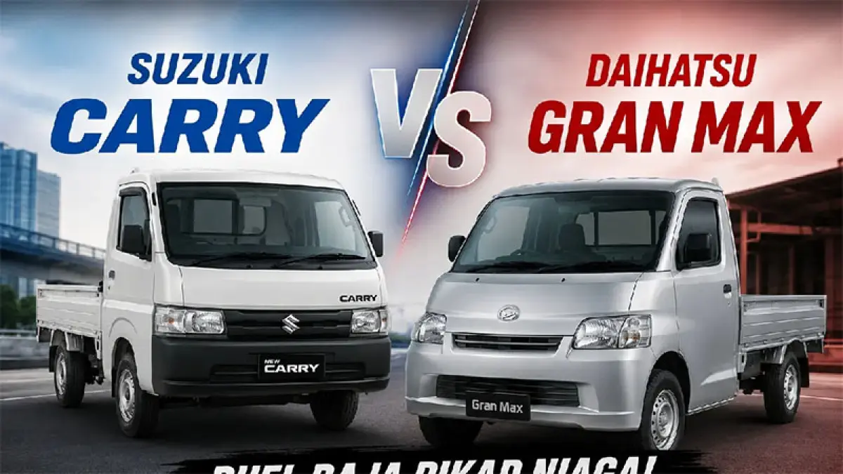 Suzuki Carry dan Daihatsu Grand Max. (AI)

