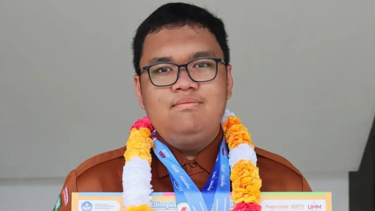 Siswa MAN 1 Pekanbaru Rafif Adinata Ramadhan. (Istimewa)