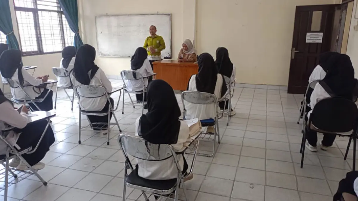 STIE Bangkinang menggelar ujian tes masuk bagi Calon Mahasiswa Baru Tahun Akademik 2026/2027, Sabtu (9/5/2026). (STIE Bangkinang untuk Riaupos.co)