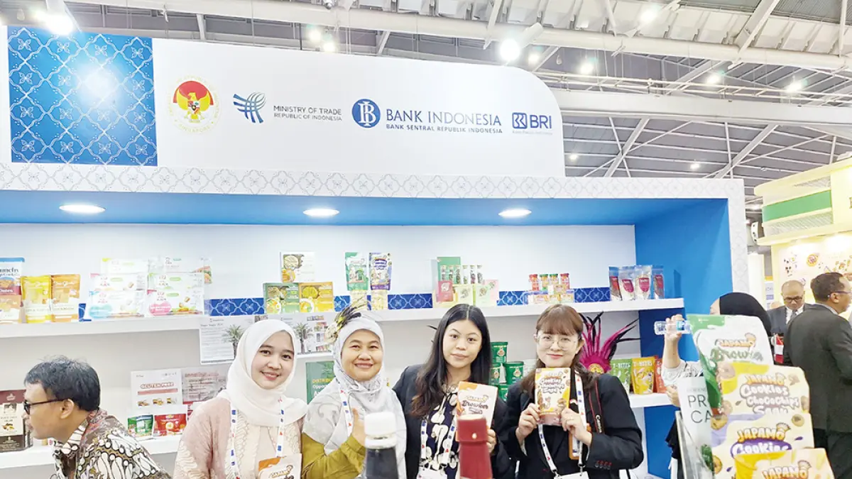 Produk-produk UMKM Japomo ditampilkan di ajang Food and Hospitality Asia (FHA) 2026 di Singapura pada 21-24 April 2026. (BRI)
