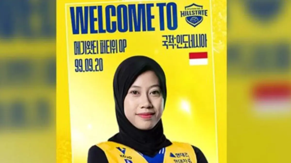 Megawati Hangestri resmi bergabung dengan Hyundai Hillstate. (Dok.IG@hdecvolleyballteam)