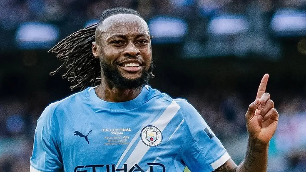 Pemain yang didatangkan Manchester City pada Januari 2026, Antoine Semenyo, mencetak gol kemenangan saat mengalahkan Chelsea 1-0 di final Piala FA. (Instagram @mancity).