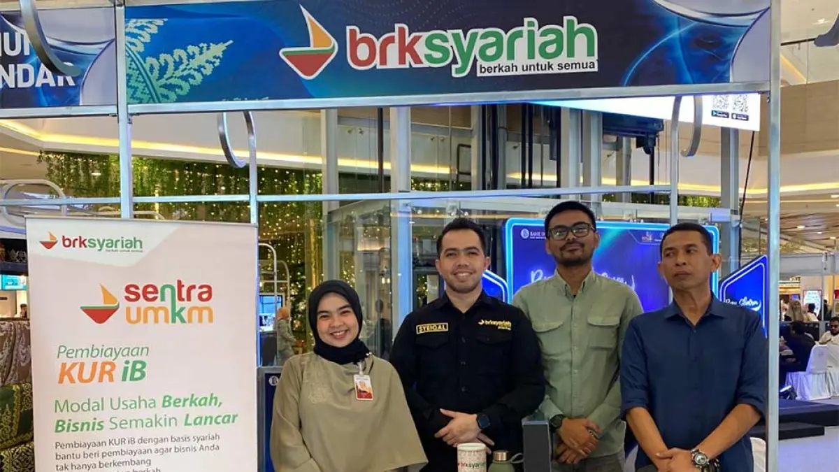 Booth BRK Syariah di Riau Sharia Week 2026