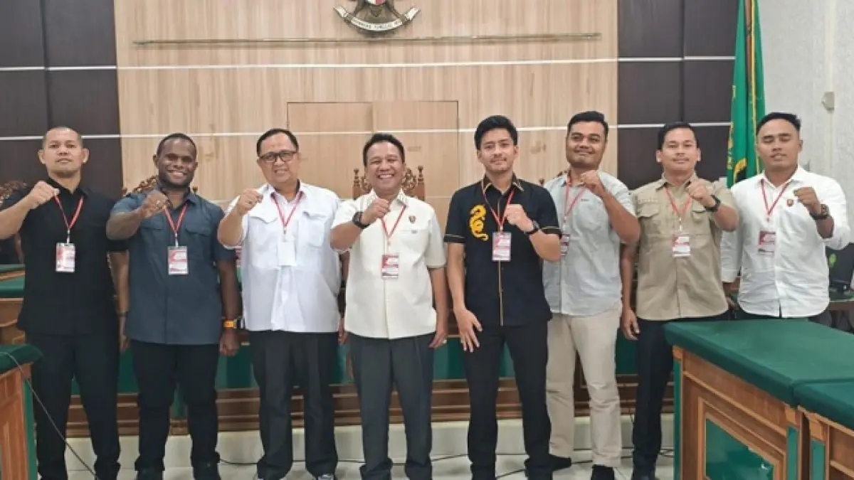 Tim Kasatreskrim Polres Bengkalis berhasil memenangkan kasus gugatan pra pradilan di Pengadilan Negeri (PN) Bengkalis atas keabsahan penetapan status tersangka pelaku Karhutla di Dusun Hutan Samak, Desa Titi Akar Kecamatan Rupat Utara di PN Bengkalis, Selasa (19/5/2026). (Polres Bengkalis)

&nbsp;