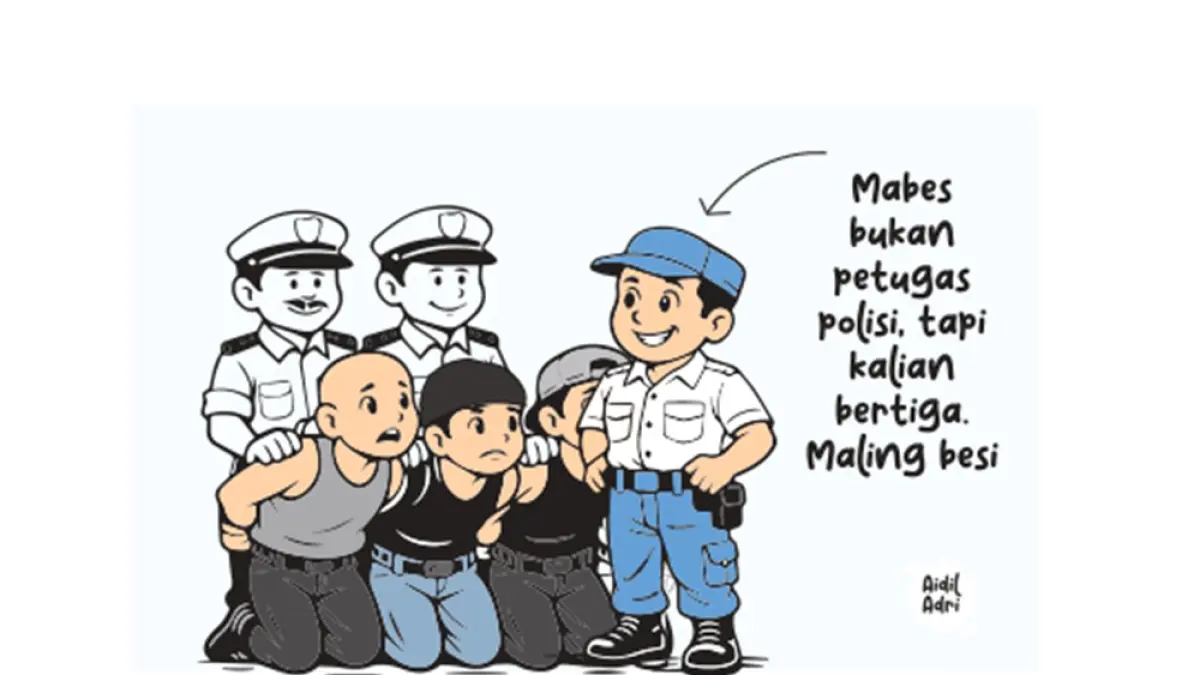 ALAMAAAK! Maling Besi!