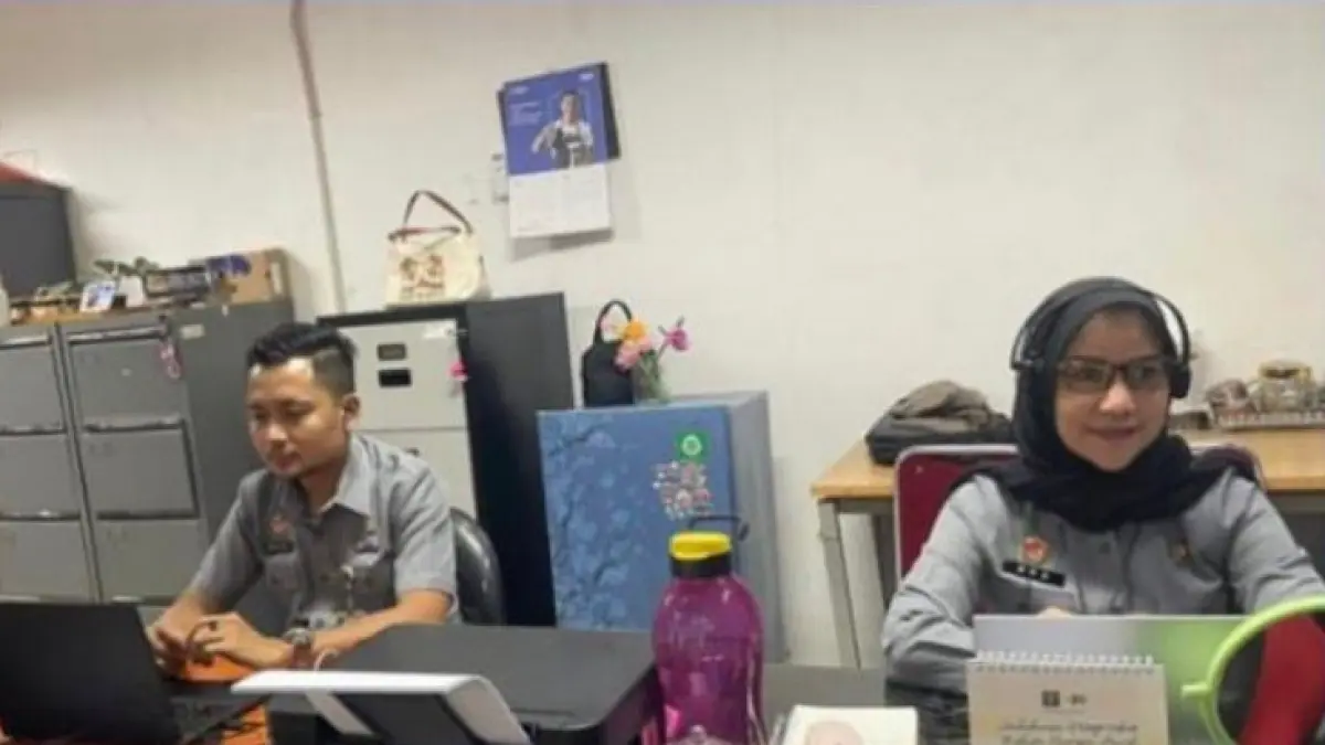 Tim Bidang Kekayaaan Intelektual Kanwil Kemenkum Riau mengikuti Kick-Off Meeting Penyusunan Peta Proses Bisnis Level n, Selasa (19/5/2026). (Humas Kanwil Kemenkum Riau)