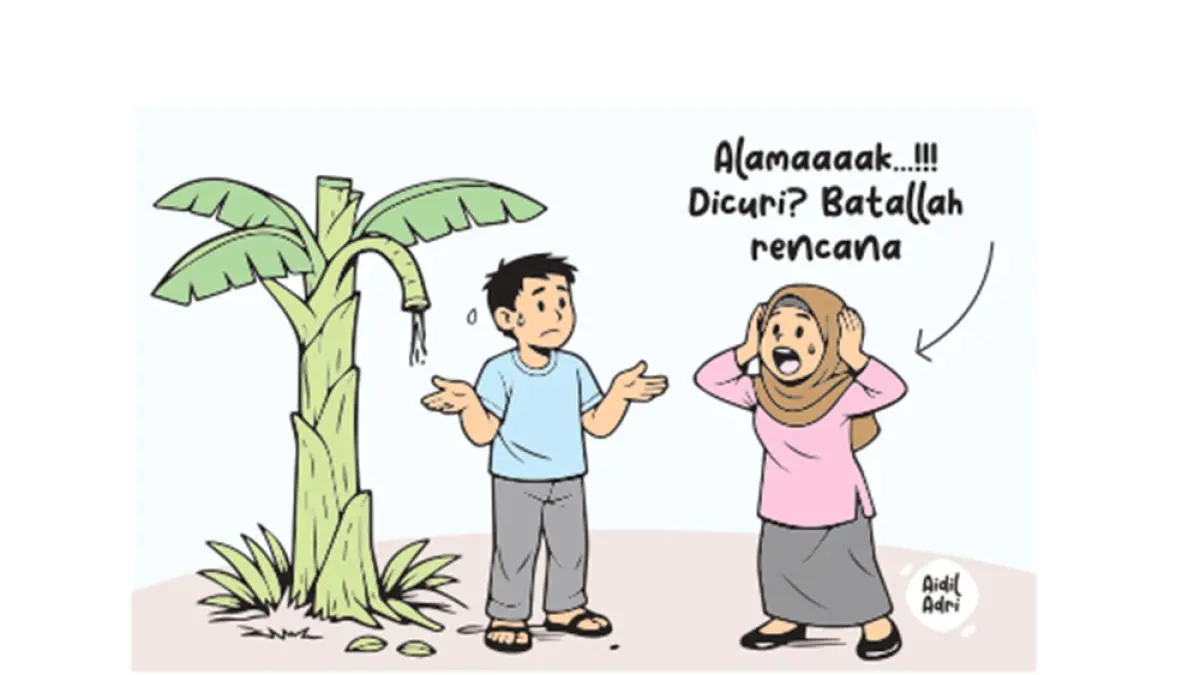 ALAMAAAK!!! Pisang Dicuri!