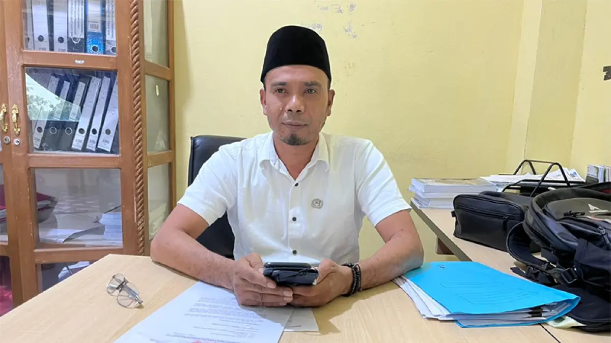 Kepala Bidang Penaatan dan Peningkatan Kapasitas Lingkungan Hidup Kampar Rinaldi. (Kamaruddin/Riaupos.co)