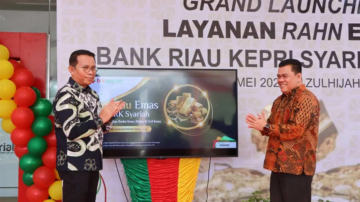  PT Bank Riau Kepri Syariah (Perseroda) resmi melaksanakan Grand Launching layanan Rahn Gadai Emas di Cabang BRK Syariah Bintan, Rabu (20/5/26)