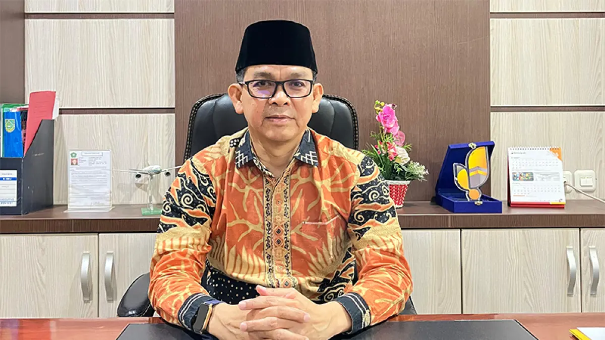 Kepala Kantor Wilayah Kementerian Haji dan Umrah Provinsi Riau, Defizon. (Dok Riaupos.co)