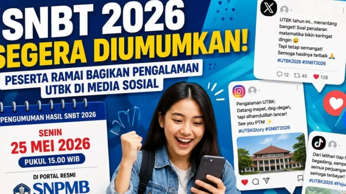 Ilustrasi: Pengumman dan cara unduh sertifikat UTBK 2026. (Radar Mojokerto)