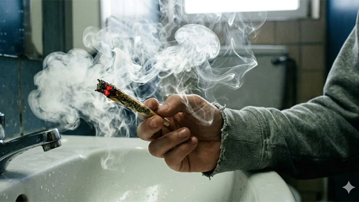Ilustrasi asap ganja. (Int)